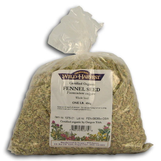 Fennel Seeds, Whole, Organic