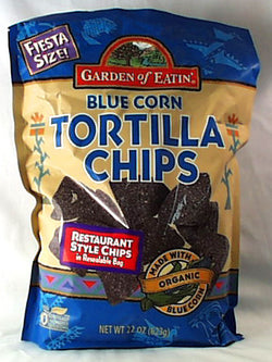 Blue Corn Tortilla Chips, Fiesta Siz