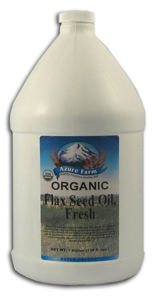 Flax Seed Oil, Fresh, Organic
