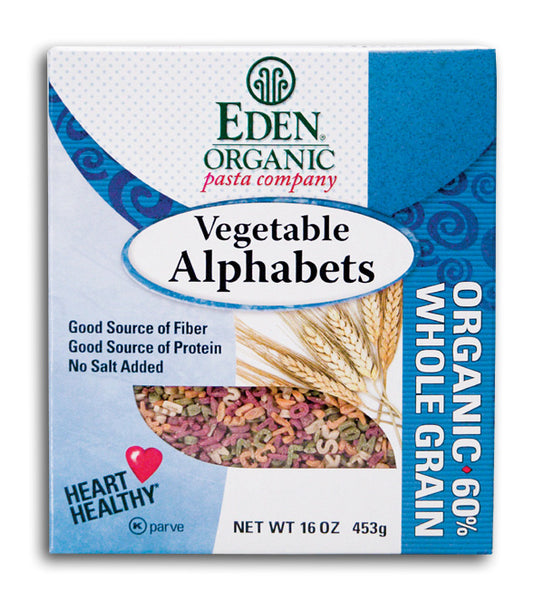 Vegetable Alphabets, Organic