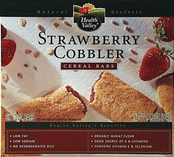 Strawberry Cobbler Cereal Bars