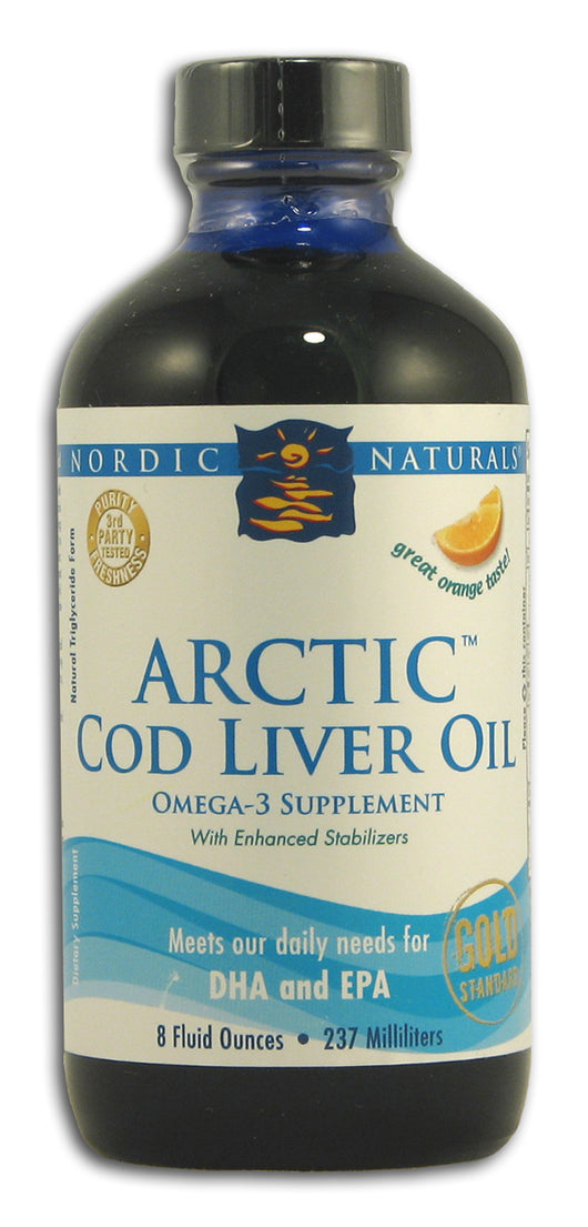 Arctic Cod Liver Oil, Orange Flavor
