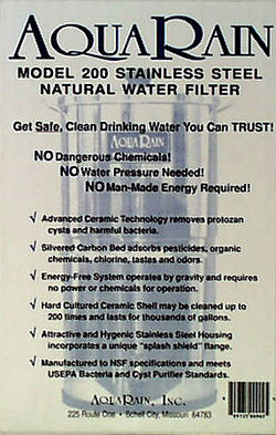 Model 200 Water Filter System
