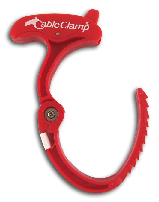 Cable Clamp, Medium, Red