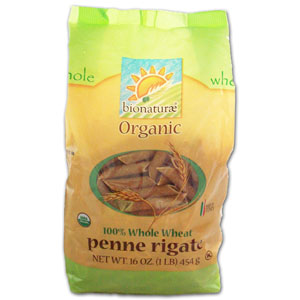 Penne Rigate 100% Whole Wheat, Org.