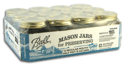 Regular Canning Jars, 1/2 pint size