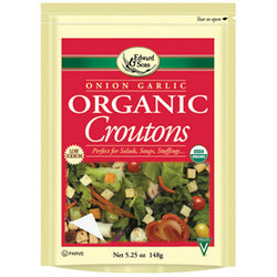 Croutons, Onion Garlic, Organic