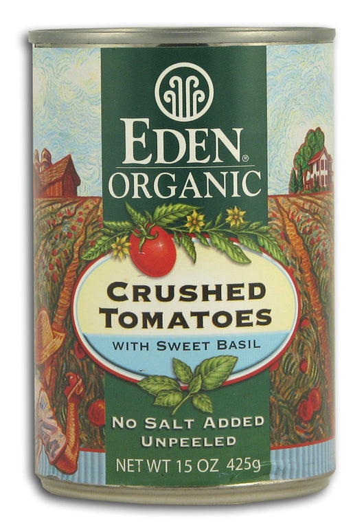 Crushed Tomatoes w/ Sweet Basil, Org