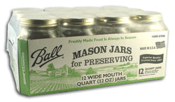 Wide Canning Jars (1 Qt)