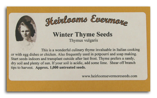 Winter Thyme Seeds