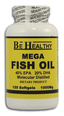 Mega Fish Oil, 1000 mg.