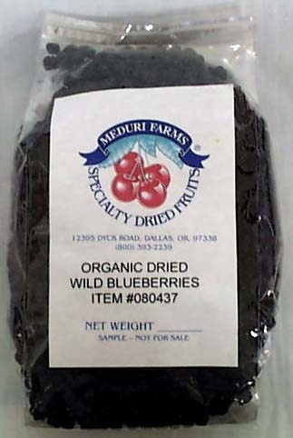 Blueberries, Wild, Dried, Organic