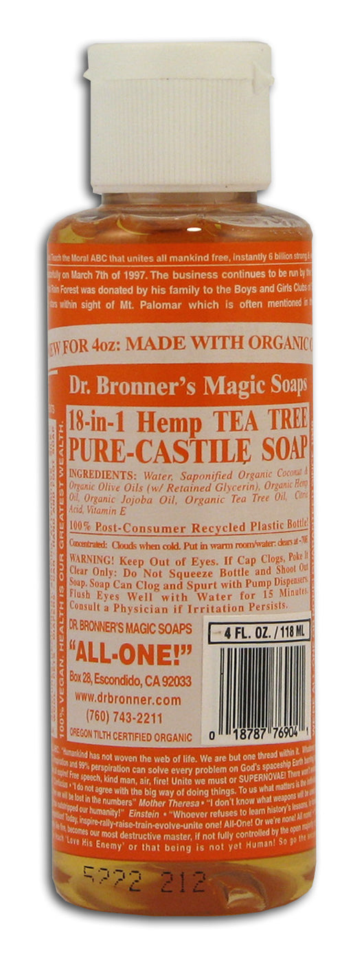 TEA TREE Castile Liquid Soap