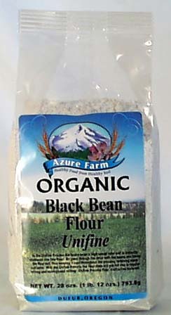 Azure Farm Black Bean Flour, Org (Un