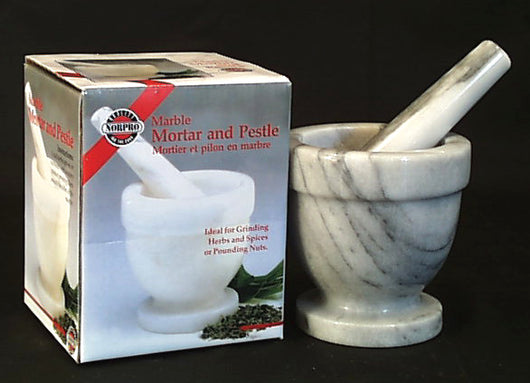 Marble Mortar & Pestle