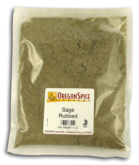 Sage Leaves, Rubbed