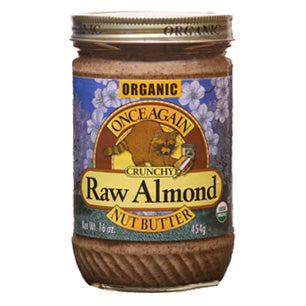 Almond Butter, Crunchy,Raw - Organic
