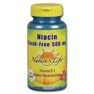 Niacin, Flush Free 500 mg