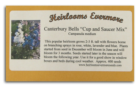 Canterbury Bells Cup and Saucer Mix