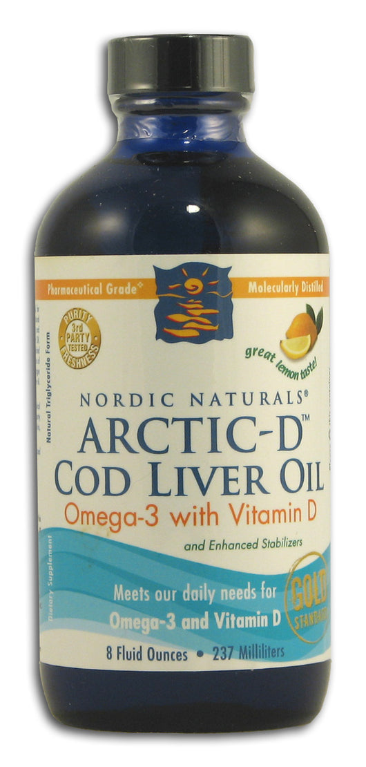 Arctic-D Cod Liver Oil, Lemon Flavor